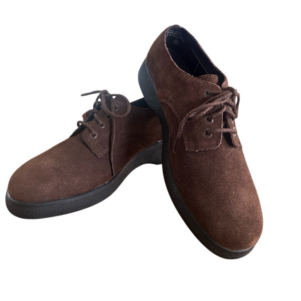 NWT- LOWER EASTSIDE-Women’s Brown Leather Lace-Up Shoes